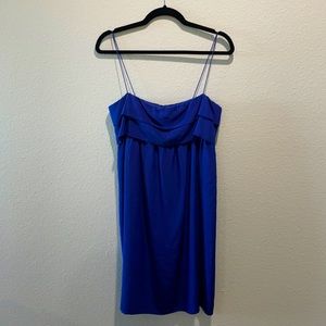 Zimmermann blue silk dress. Great for a holiday/cocktail party!